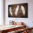 " Woodgrain White Feathers Canvas Print "