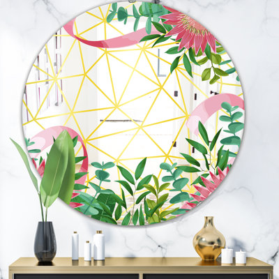 Miroir d'appoint efflorescent Glam