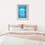 Cerulean Corridor II Shadowbox Abstract Print by Oliver Gal, Black Frame, 10 x 15-1150464778-1150464776