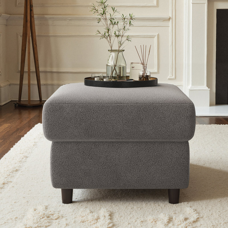 Ottoman, Grey Teddy