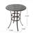 Cast Aluminum Bar Height Patio Table with Umbrella Hole
