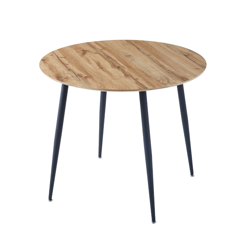 Antigua Round Metal Base Dining Table