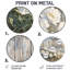 Pivoines et la grange vieillie I - Décoration murale traditionnelle en métal blanc-1228572285