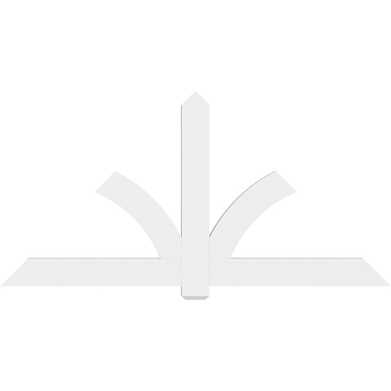 Support pour pignon en PVC Redmond, H 42 po x l 84 po (pas: 12/12), P 2 po x F 6 po