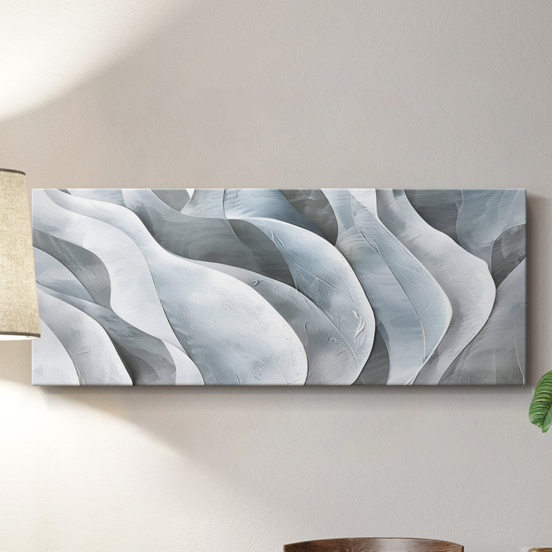 Abstract Series-CDLXIV- Gallery Wrapped Canvas -Ready to Hang, 12" H x 30" W