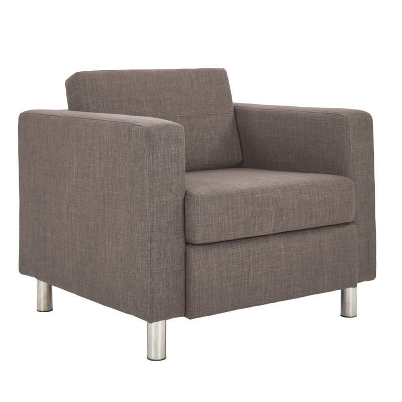 Desantiago Upholstered Armchair, Cement Fabric