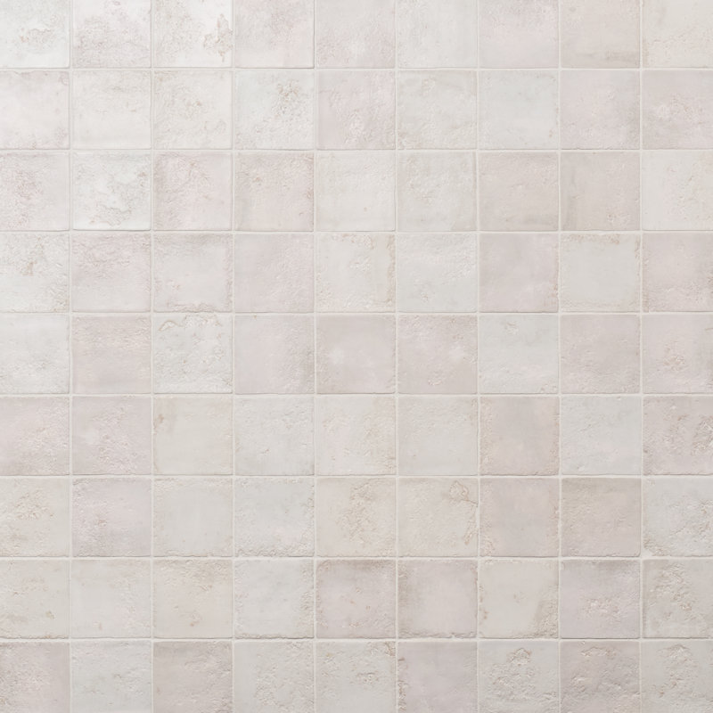 Vario 5.11 In. X 5.11 In. Textured Ceramic Wall Tile (6.09 Sq. Ft. / Case), Matte White
