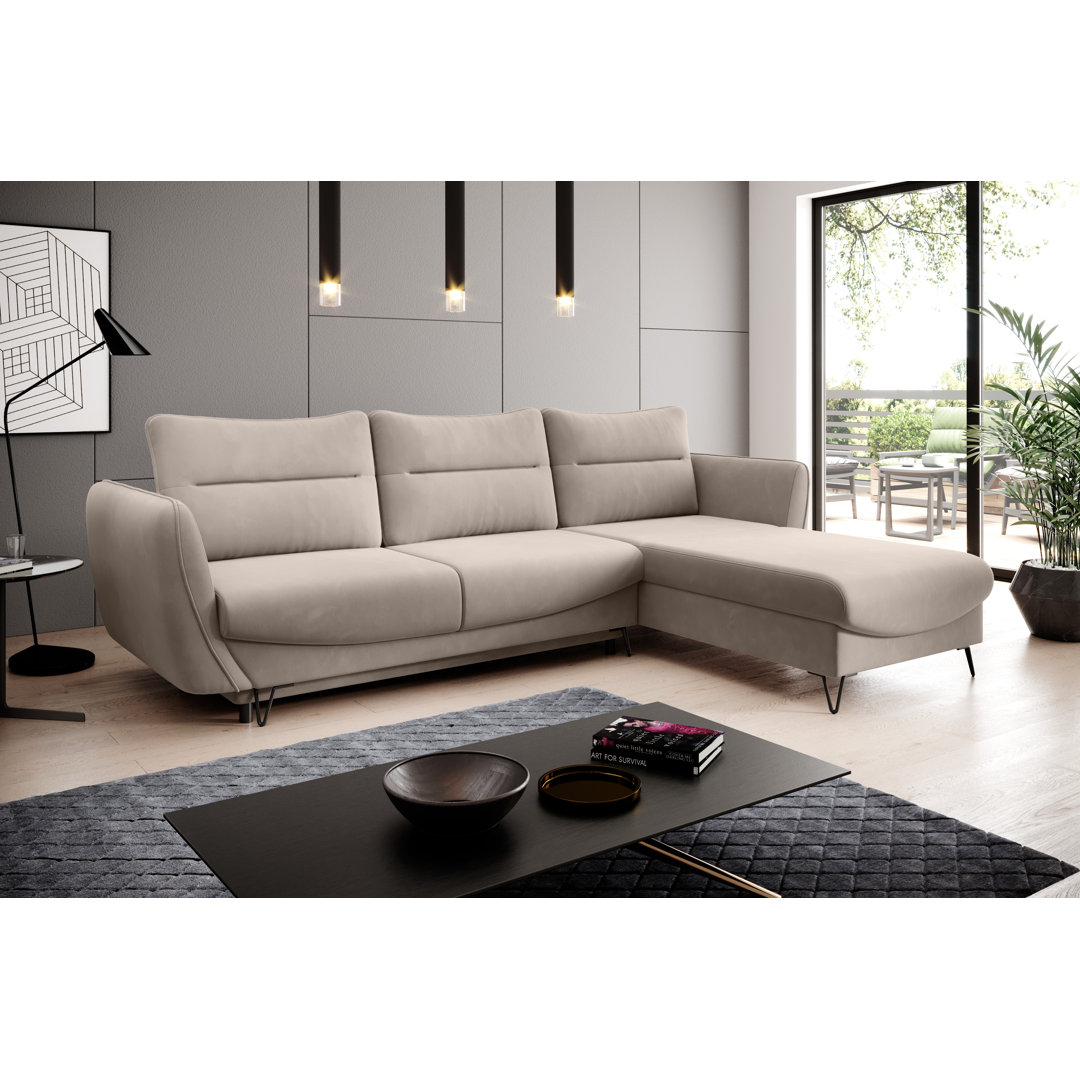 Ecksofa Stotesbury mit Bettfunktion