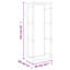Catori 50cm W Metal Log Rack