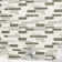 Interlocking Random Sized Metal/Glass Mosaic Sheet Tile