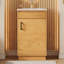 Meuble-lavabo de 20 pouces avec lavabo en céramique, ensemble de meuble-lavabo simple autoportant avec porte à fermeture douce, tablette réglable