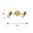 15'' 2 -Light Fixed Track Track Kit with Dimmable