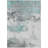 Machine Washable Indoor/Outdoor Cinead ACN1685 Teal Rug-104738034