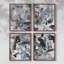 «Mix I», ensemble de 4 reproductions encadrées-1685854000-1685854003