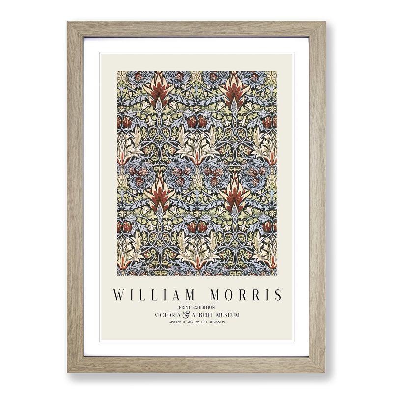 Snakeshead Vol.2 - Picture Frame Painting, Oak, 36cm H x 27cm W x 2cm D