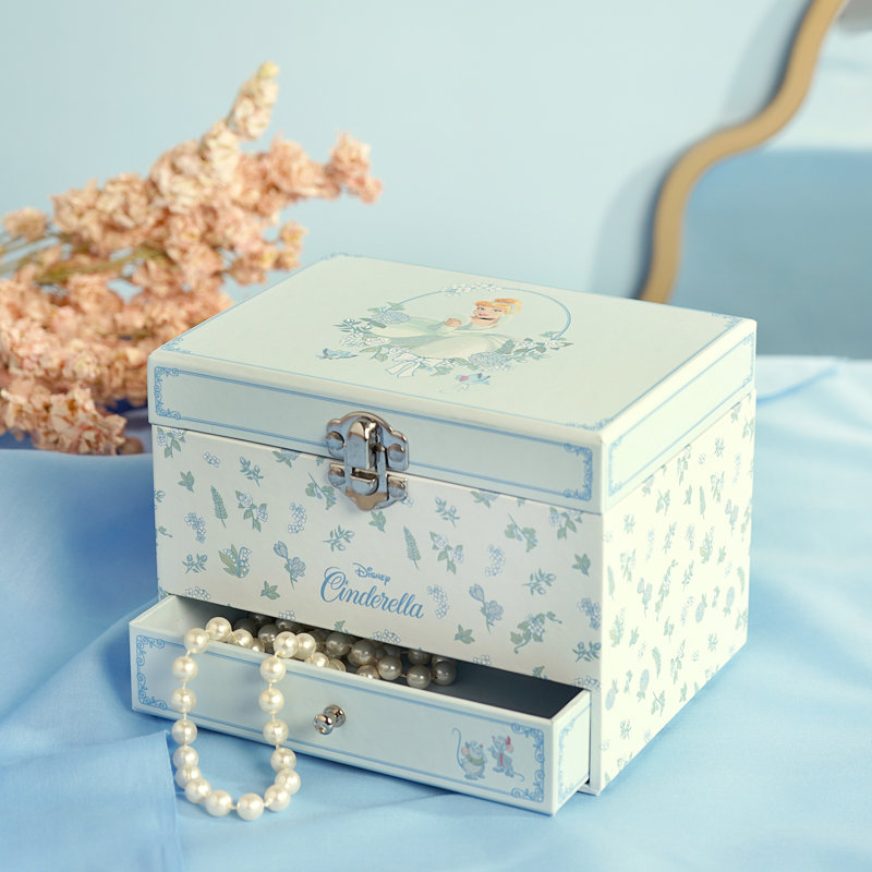 Disney Pastel Princess Musical Jewellery Box Cinderella