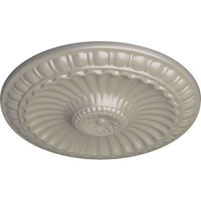 Médaillon de plafond H 11,25 po x l 11,25 po x P 0,875 po Linus