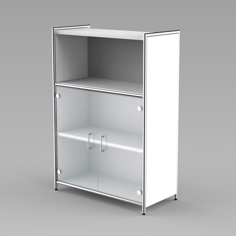 3 -Shelf, White