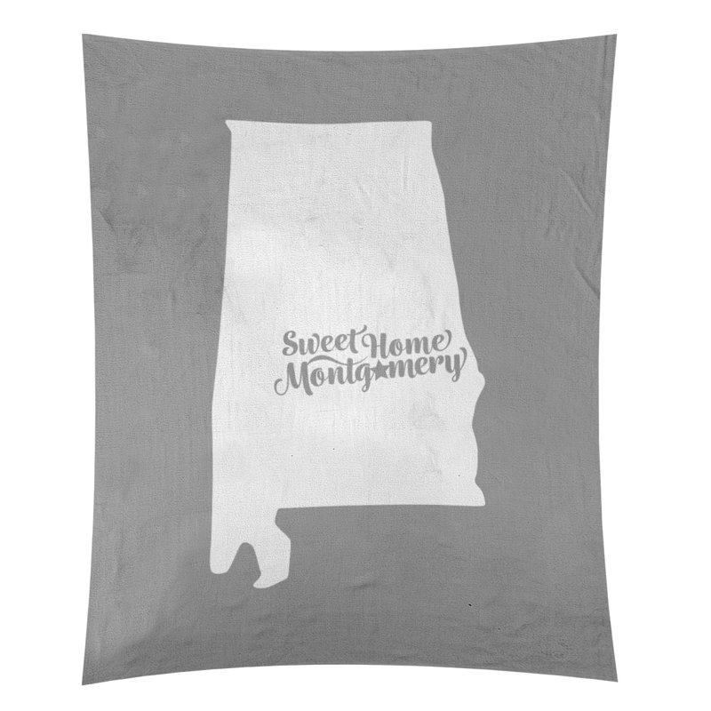 Tapisserie de montgomery alabama, H 60 po x l 51 po, Gris