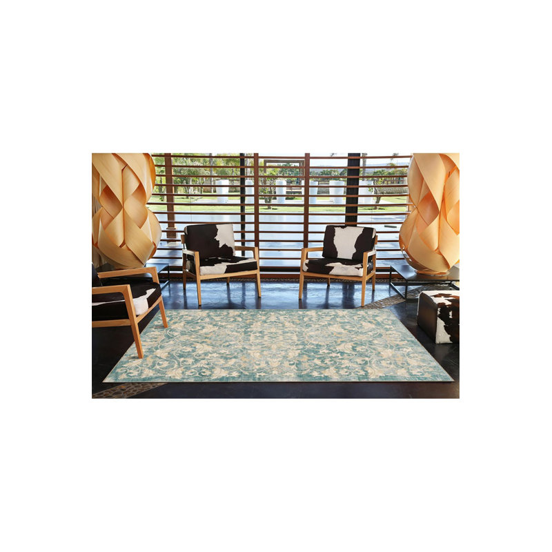 Tapis décoratif à motif d'étoiles, Sous-tapis rectangulaire 4 pi 7 po x 6 pi 7 po inc