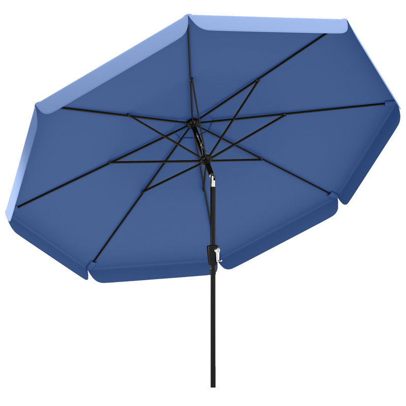 295cm Market Parasol, Blue