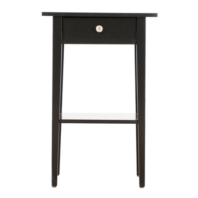 Dalton Nightstand-End Table with One Drawer Black