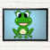 Happy Frog Ready To Leap - Single Picture Frame Print on Canvas