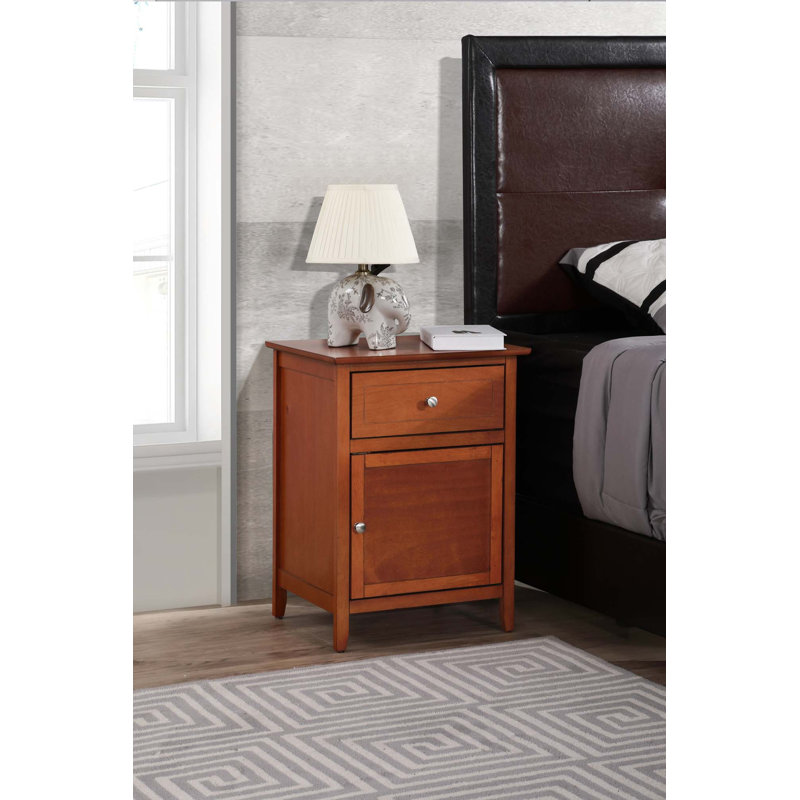 Table de chevet transitionnelle pour chaque chambre, Chêne