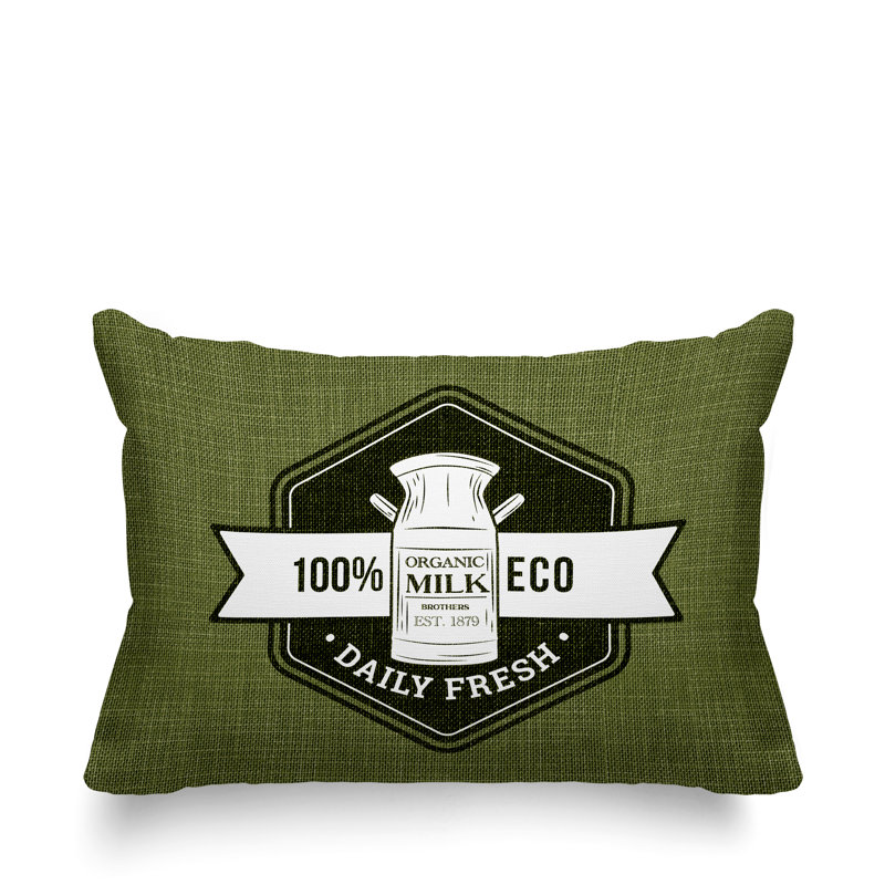 Coussin intérieur / extérieur Macdonald Farm House, Vert