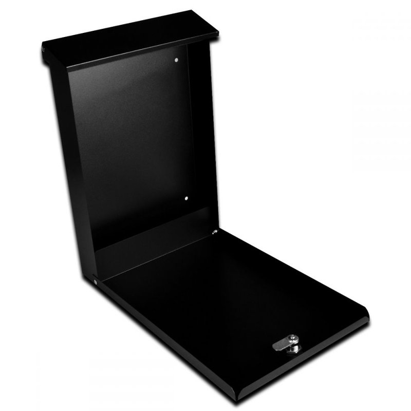 Libretti Steel Wall Mounted Post Box, Black