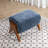 Kyajah Solid Wood Chenille Upholstered Ottoman-1793331648