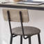 Ensemble de table de bar avec 2 tabourets de bar en polyuréthane avec dossier, l 23,62 po x P 23,62 po x H 35,43 po