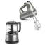 KitchenAid 3.5-Cup Food Chopper and Ultra Power 5-Speed Hand Mixer Kit in Contour Silver