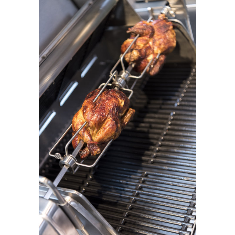 Charbroil Custom Fit Medallion Series 4 & 5-Burner Built-in Grill Rotisserie Kit - Fits 463278519/HBL10165 & 463277519/HBL10170