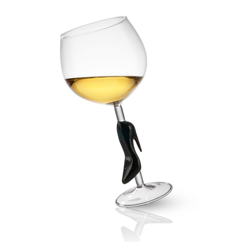 Runway Black High Heel Goblet, Black