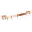 Utensil Bar Handcrafted Wall Mounted Pot Rack-1334235390-1334235388