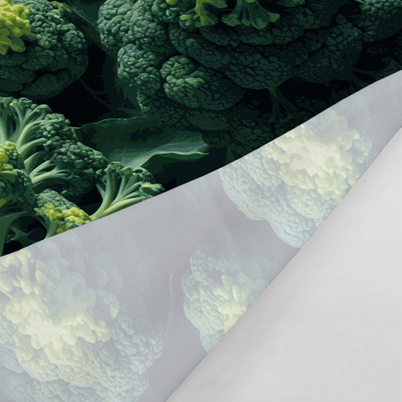 Tapisserie murale légumes Romanesco, 51 po x 60 po