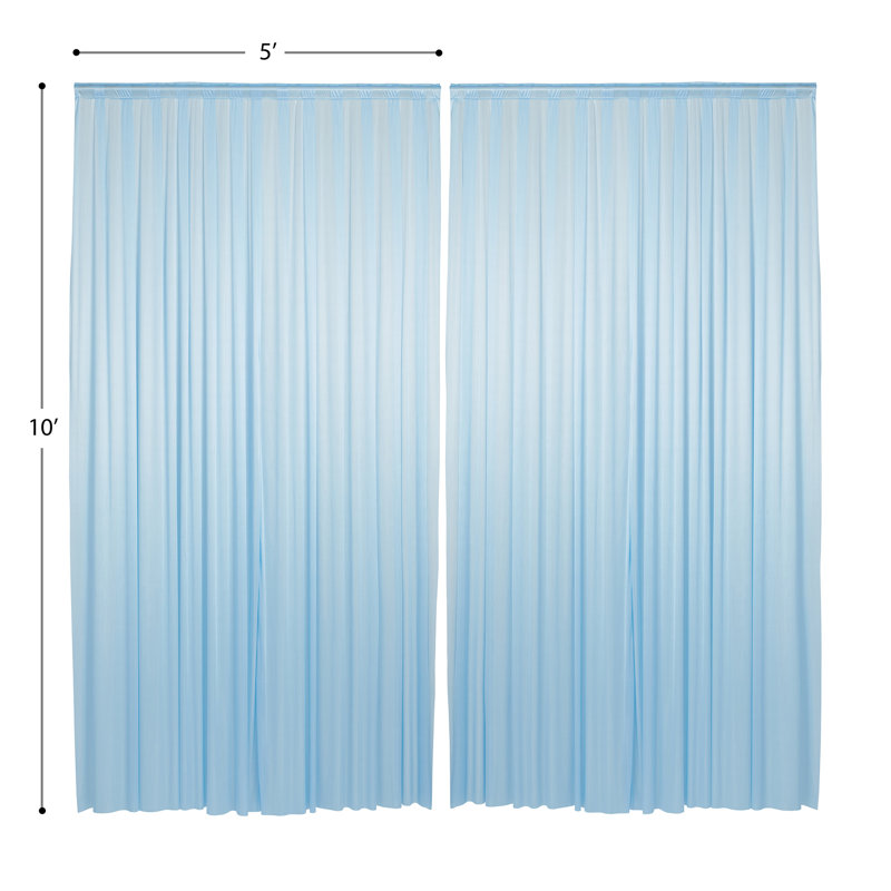 Backdrops & Signs, 120" H x 60" W, Baby Blue