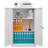 Metal Storage Cabinet with Lock - Adjustable Shelf & Folding Design for Office/Home-81673920