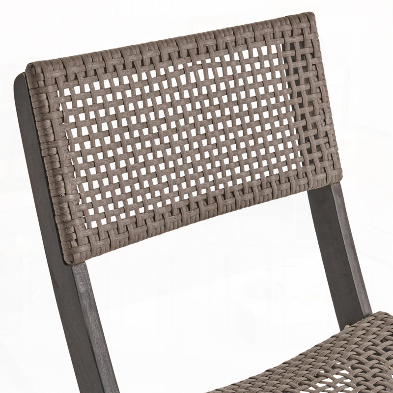 Chaise d'extérieur pliable, Gris