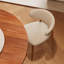 Ensemble de table de salle à manger rond en bois massif Mid-Century Farmhouse-1759204948-1758601139