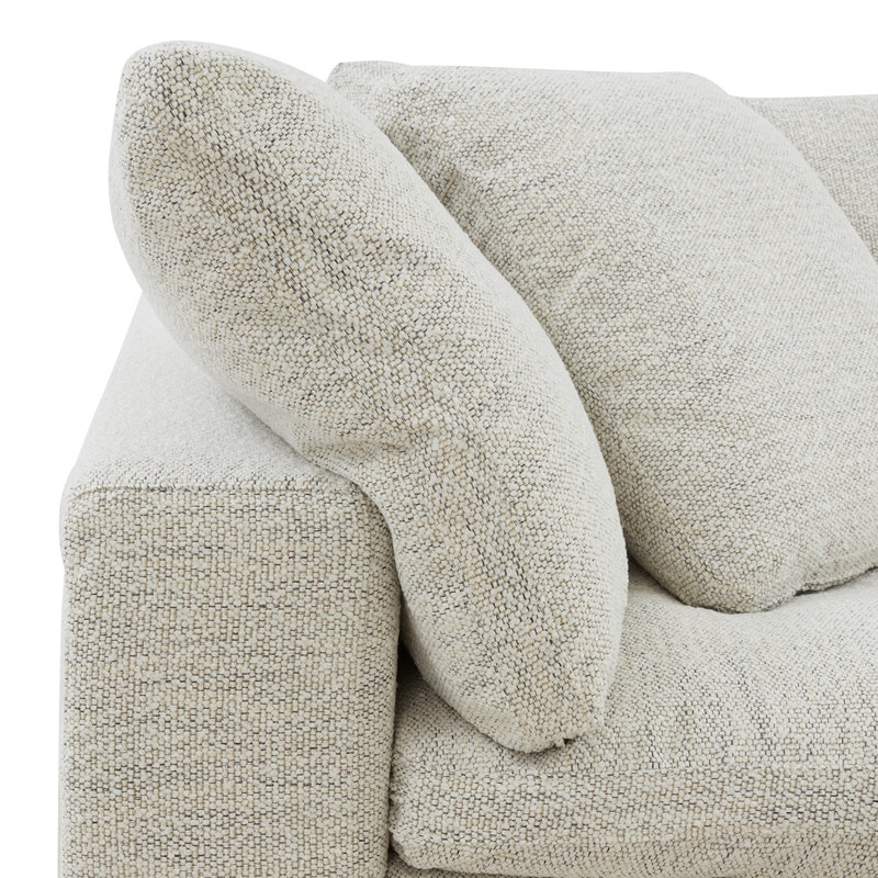 Canapé modulaire en tissu performance 4 pièces Tila, Gris clair Livesmart®