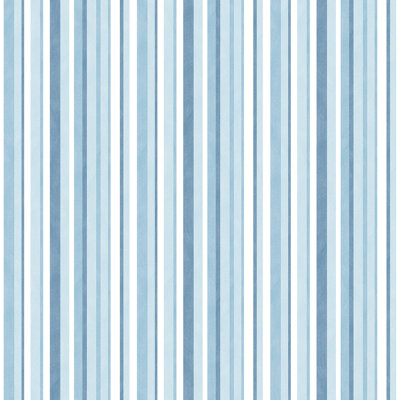 Just 4 Kids 2 Multi-color Stripe Design 33' L x 21" W Wallpaper Roll