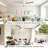 52 Inch Indoor Flush Mount Ceiling Fan With LED Light And Remote Control