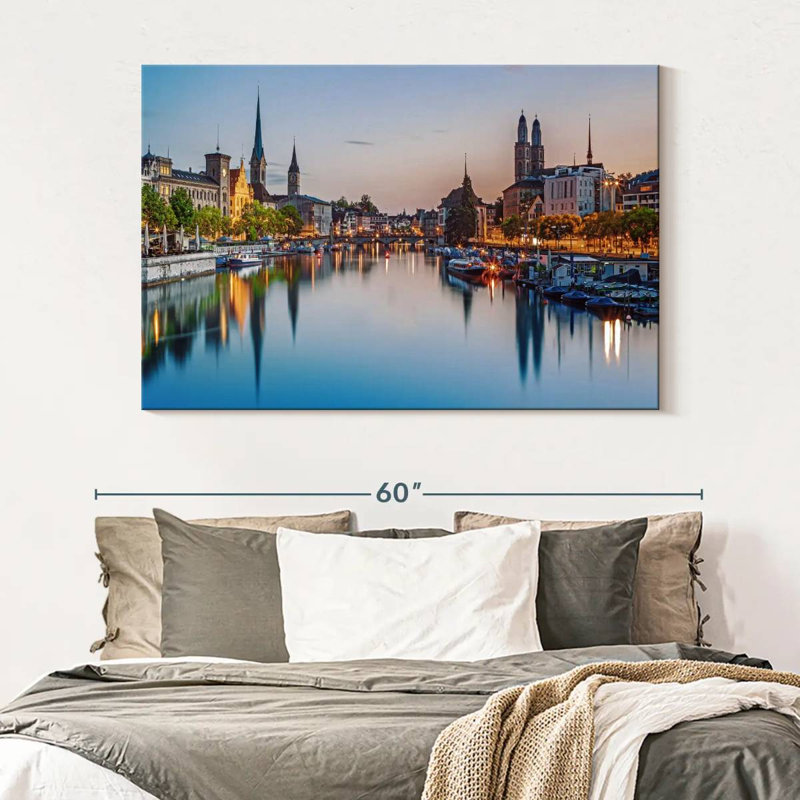 Kavia Limmat River, 34" H x 51" W