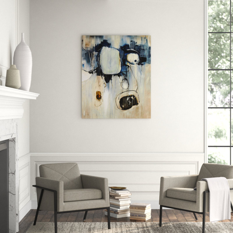 Blue Dawn Print, 60" H x 50" W, Marble Glaze