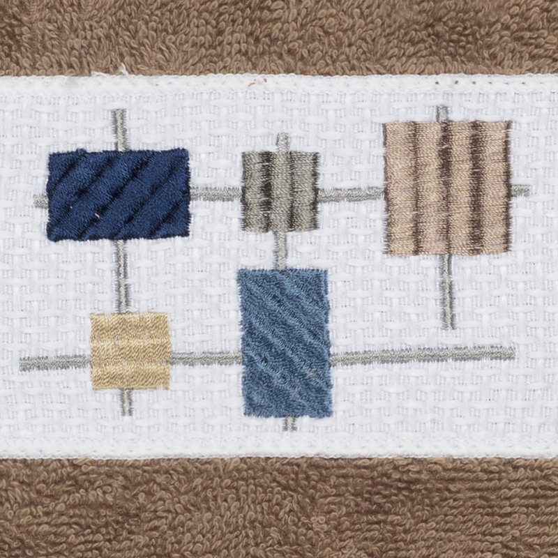 Khloe Turkish Cotton Midweight Washcloth, Latte
