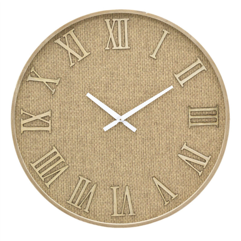 Fayean Wood Wall Clock
