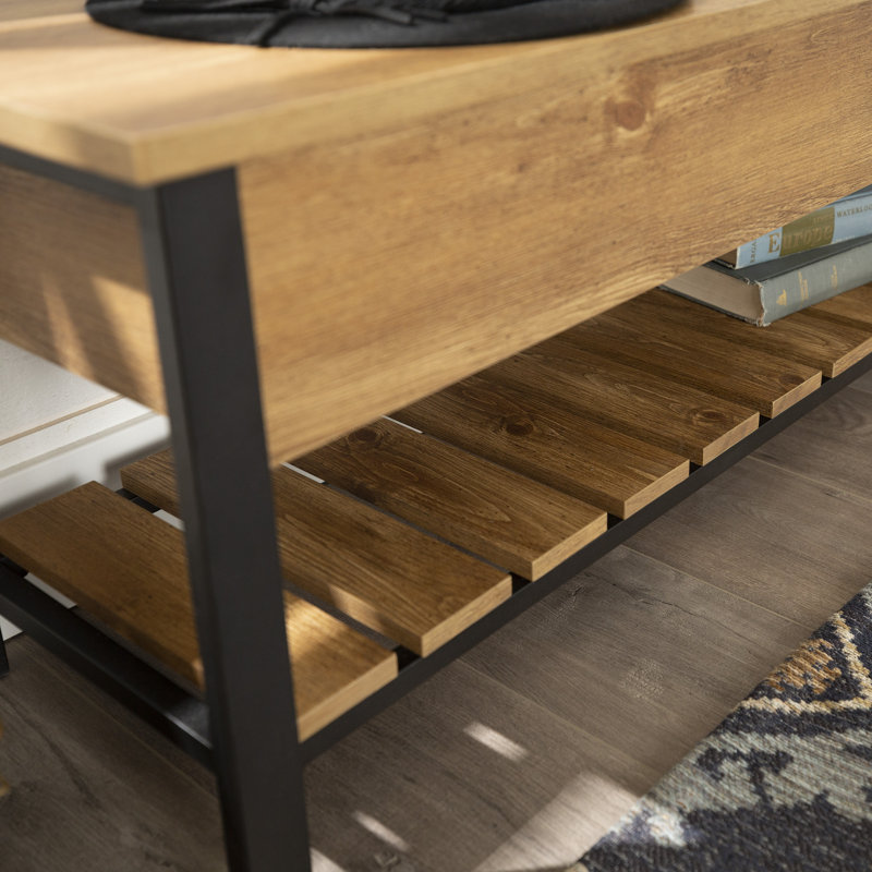 Bennett Storage Bench, Barnwood