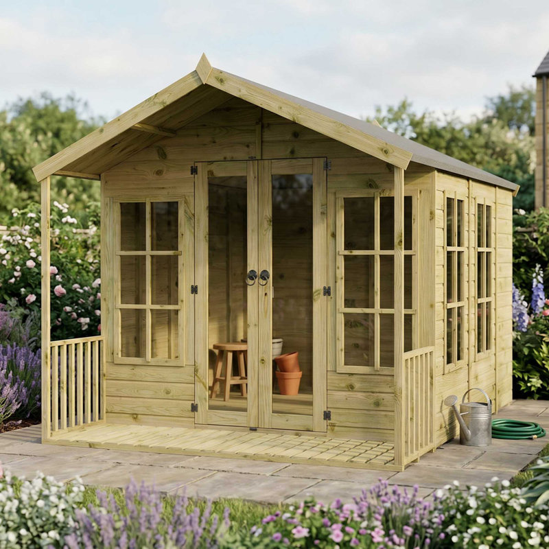 Mercia 10 x 8ft Premium Wessex Summerhouse, No